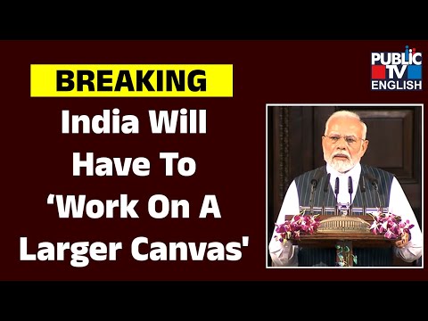 PM Modi: India Will Have To 'Work On A Larger Canvas' | Public TV English