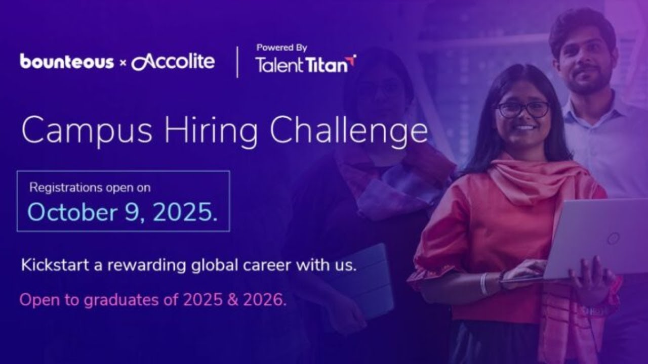 🚀 Bounteous x Accolite Biggest Off-Campus Hiring 2025–2026 | Software ...