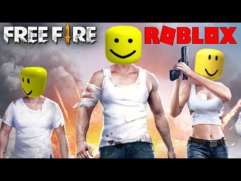 JOGUEI O NOVO FREE FIRE DO ROBLOX!! CONSEGUI SOBREVIVER ? 