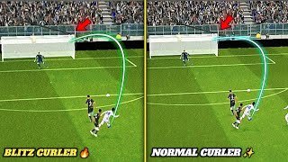 New Blitz Curl vs Normal Curl 🔥 | How Effective is Blitz Curl ?🤔 | eFootball 24 screenshot 3