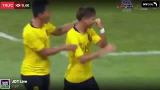 Match Highlight Malaysia (3) vs Philippines (0) AFC U23 Championship Qualifying 22/03/2019