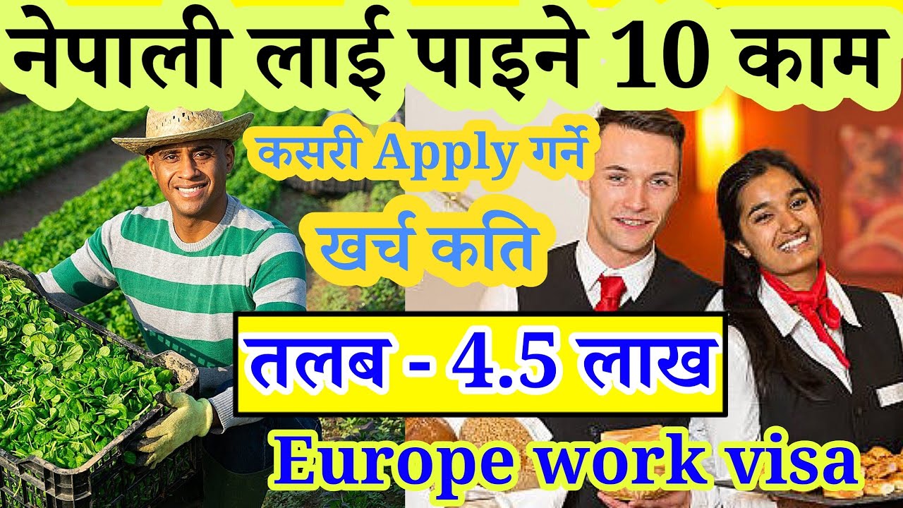 Work in europe 2026 | how to apply Work Visa in europe | europe working ...