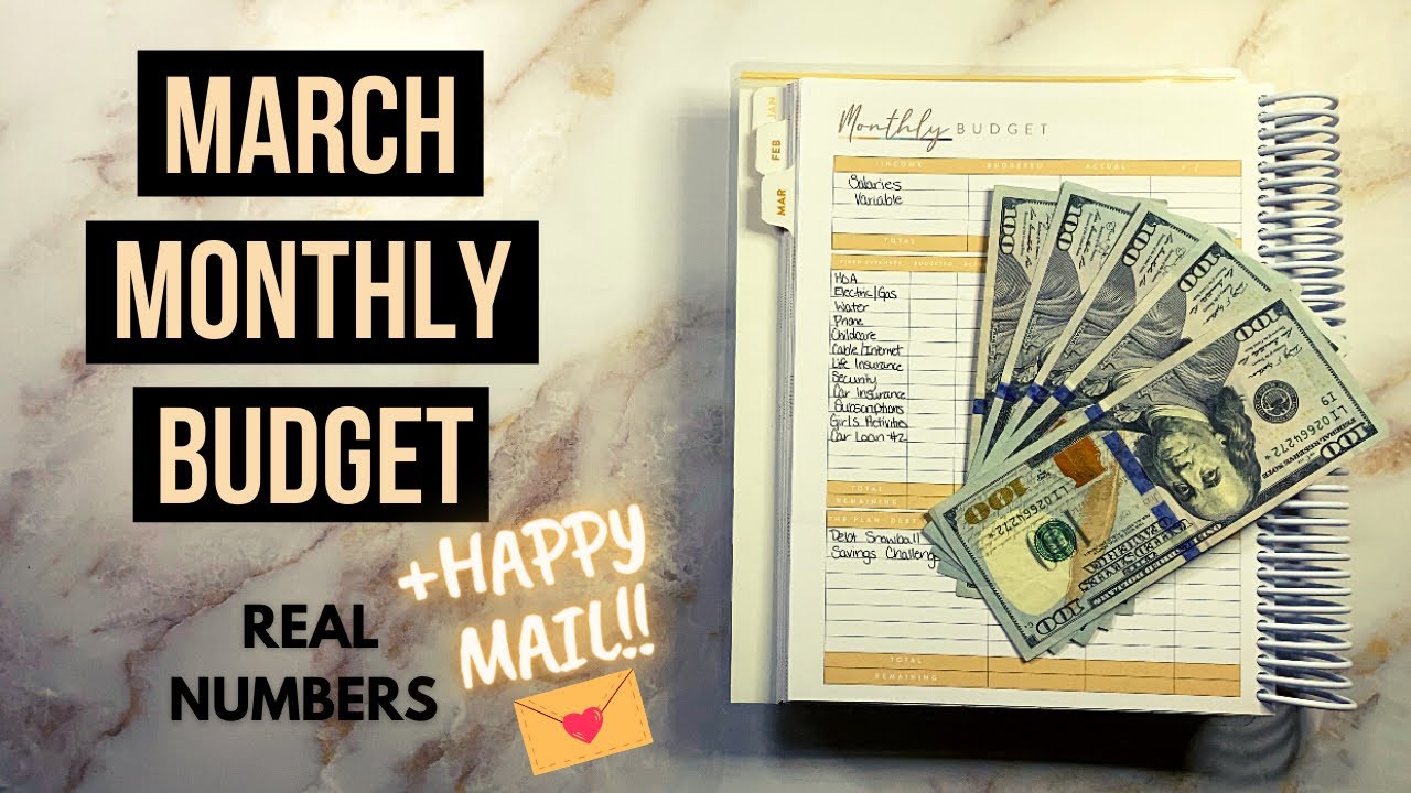 BUDGET WITH ME | March Monthly Budget 2022 | How To Create A Budget | Debt Payoff Journey