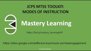 HYP: Mastery Learning