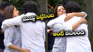 Hero Nani Tight Hugs Actress Nadhiya At Ante Sundaraniki Success Celebrations Filmy Monk