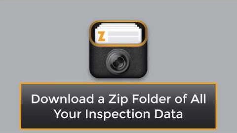 zInspector Download a ZIP Folder of All Inspection Data