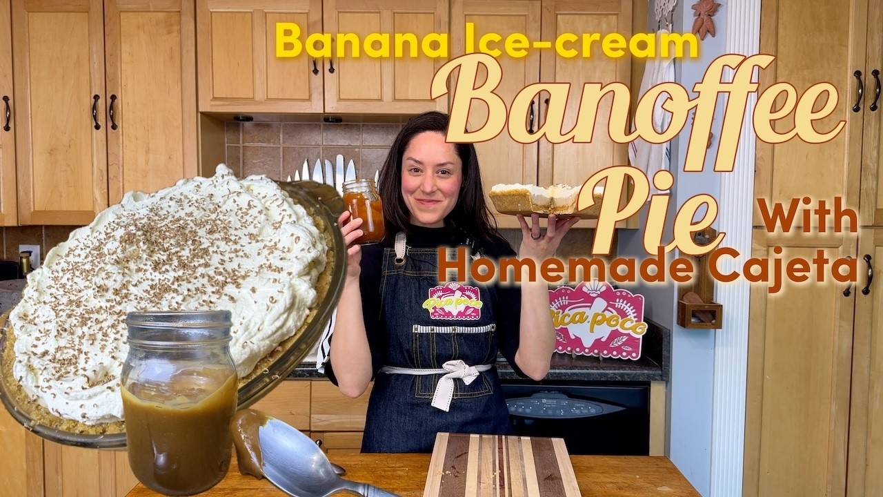 Decadent Banana Ice Cream Banoffee Pie | Homemade Cajeta