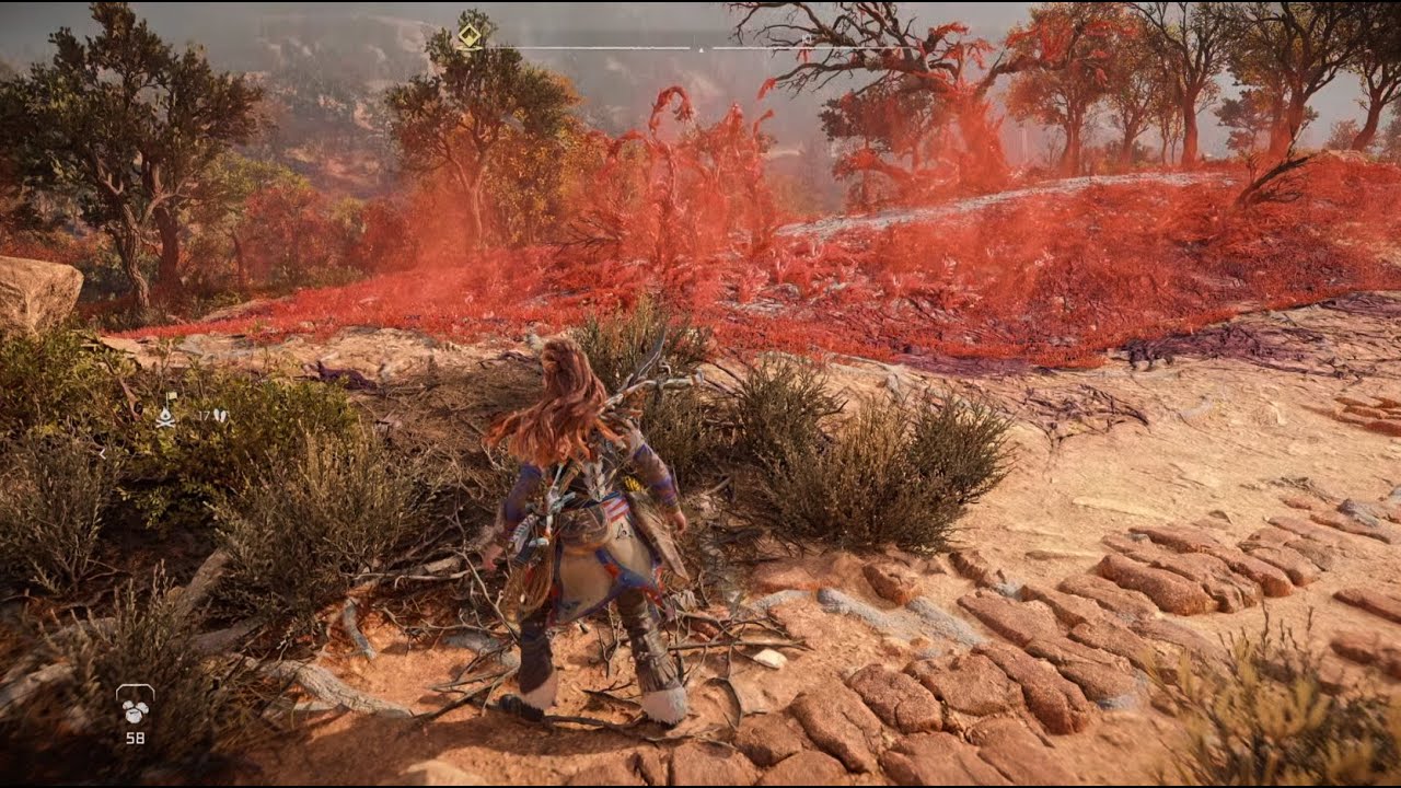 Horizon Forbidden West: Red Blight near Redhew Quarry