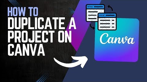 How to DUPLICATE a PROJECT in CANVA (Android)