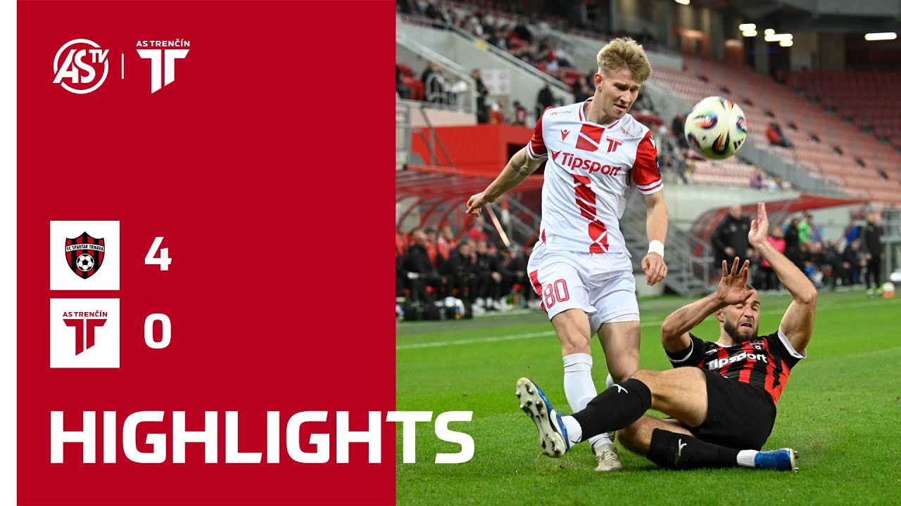 NIKÉ LIGA | Highlights | FC Spartak Trnava - AS Trenčín 4:0 (2:0)