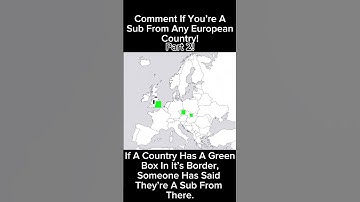 Comment If You’re A Sub From Any European Country! Part 2