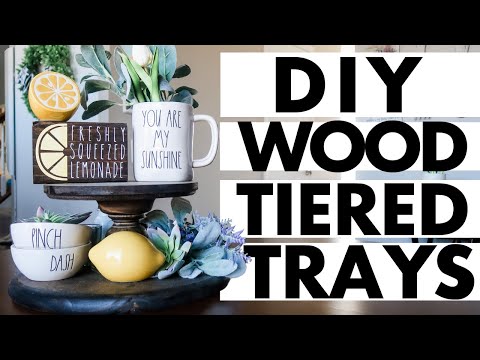 diy-wood-tiered-tray-&-pedestals-||-quick-&-easy!-||-farmhouse-decor