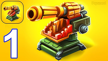 Battle Tower Defense: Gameplay Walkthrough Part 1 - Tutorial, (IOS,Android)