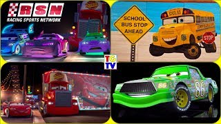 Disney Pixar Cars RSN 26-29: Lightning McQueen, Chick Hicks, Miss Fritter