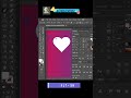 How to Create Heart Shape in Adobe Illustrator Tutorial #shorts # MICRO DESIGN