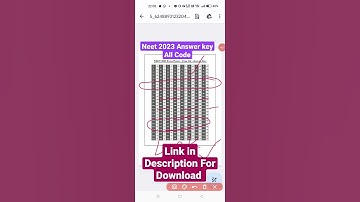 Neet 2023 Answer Key Or Paper Solution #shorts #neet2023 #neet2023answerkey #neet2023cutoff