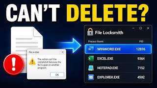 Windows Won’t Let You Delete a File Here’s What’s Locking It