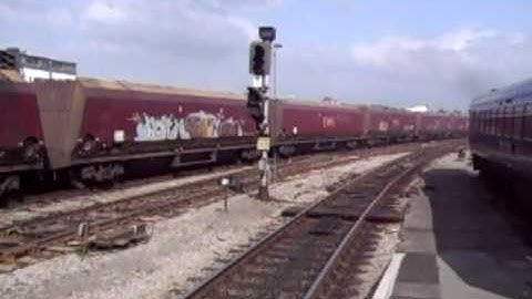 DB Schenker Class 66 Passing Bristol TM On A Coal Train 66120.