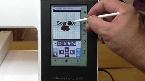 Add lettering to an embroidery design on the Janome MC550E/ MC500E/ MC400E