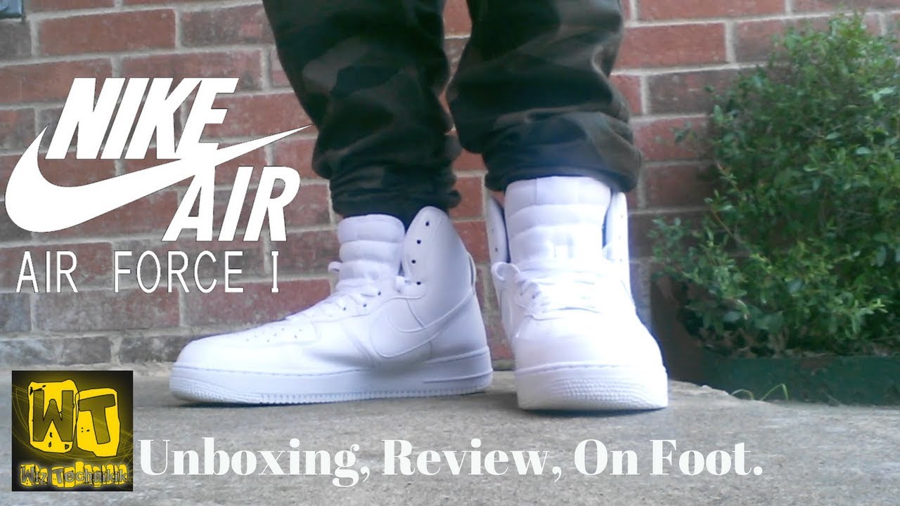 Nike Air Force 1 High '07 unboxing 