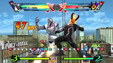 UMvC3 Palette Swap - Ultron Part 2 v.5e2 Update Combo Showcase with Assists