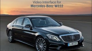 Car Video Interface For Mercedes-Benz W222 S-Class C-Class W205 With Pas Function