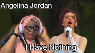 First Time Reacting To | Angelina Jordan - I Have Nothing(Whitney Houston) | REACTION