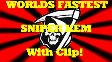 WORLDS FASTEST SNIPING KEM ON NEW DLC MAP "Unearthed" (WITH CLIP?) 1:01