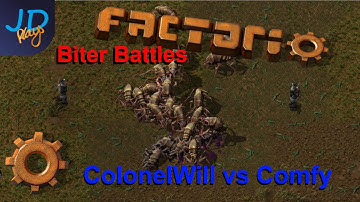Factorio PvP Biter Battles ColonelWill vs Comfy