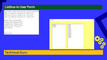 ListBox in Excel VBA #exceltutorial #vbaexcel #macrotutorial #macroexcel #macro #vbatutorial