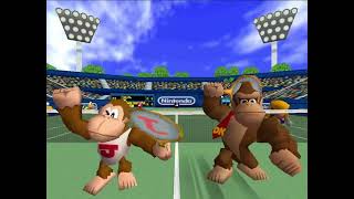 Mario Tennis 64 Doubles Rainbow Cup - Donkey Kong Jr and Donkey Kong