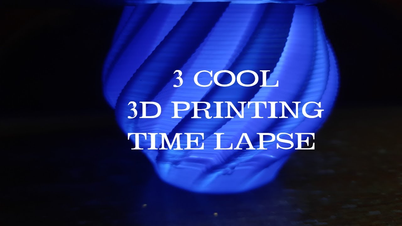 cool 3d printing time lapse video - YouTube