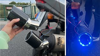 LED Auspuff Test am ROLLER -  was taugen die CHINA gadgets?