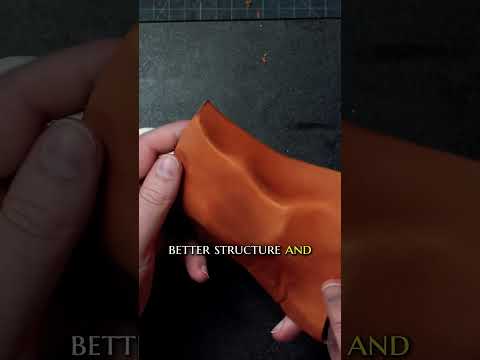 Shaping leather without expensive tools