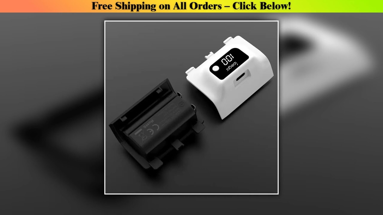 1400mAh Wireless Gamepad Battery Digital Display Compatible Controller Battery Rechargeable for Xbo