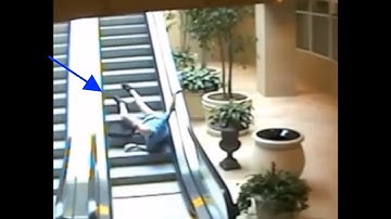 People FAILING miserably on Escalators - First Time on Escalator.