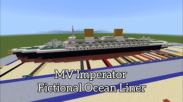 MV Imperator | Minecraft Tutorial | 1:5 Scale Fictional Ocean Liner