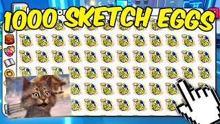 I Opened 1000 EXCLUSIVE SKETCH EGGS and THIS HAPPENED! Pet Simulator 99 Roblox