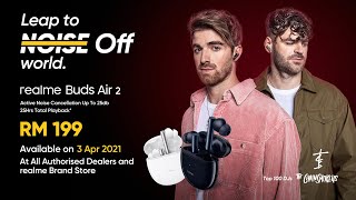 Buds Air 2 | RM199 Available Now at realme Authorised store and Lazada | #LeapToNoiseOffWorld