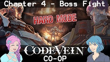 Code Vein CO-OP [Chapter 4] - HARD MODE Boss Fight (Invading Executioner) - Part 4