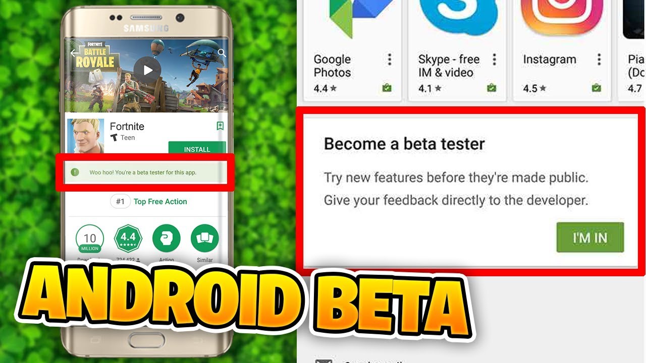 I found the Fortnite ANDROID BETA!! (Fortnite Android ...