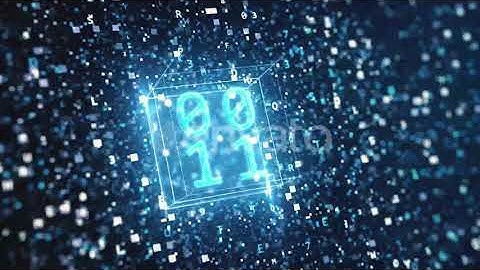 Abstract Digital Background with Hexadecimal and Binary Code | Motion Graphics - Envato elements