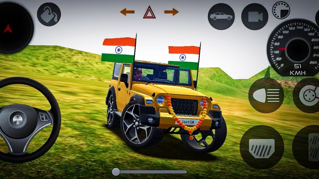 Modified Mahindra Thar😈Games:Indian Red Thar (Gadi Wala Games) Car Game Android Game - #2026