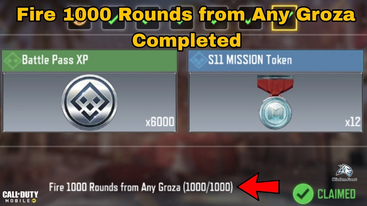 Fire 1000 Rounds from Any Groza Cod Mobile - YouTube