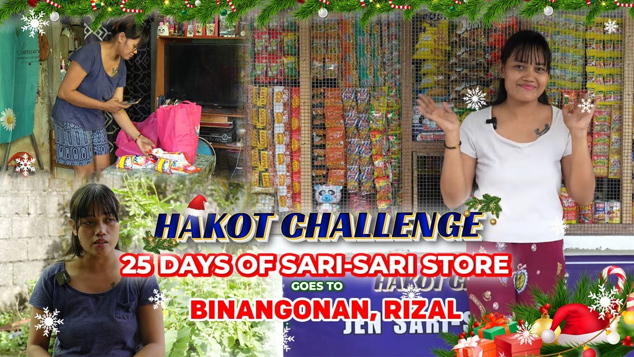 HAKOT CHALLENGE SARI-SARI STORE WINNER FROM BINANGONAN, RIZAL 🎁🎄| MARICEL P. TULFO