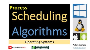 Operating Systems (9)| Process Scheduling Algorithms| by Arfan Shahzad