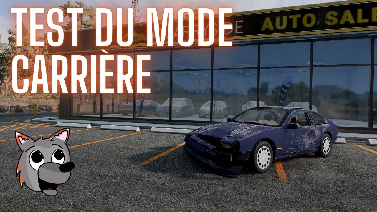 Voici le mode CARRIERE  | BeamNG.Drive | FR
