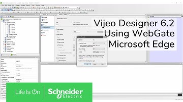 Vijeo Designer Webgate with Microsoft Edge | Schneider Electric Support