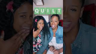 Unscramble the words challenge with the sis! 🤣 #unscramble #words #sisters #funny #hilarious