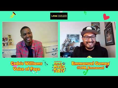 Cedric Williams Interview for Nickelodeon's Face's Music Party